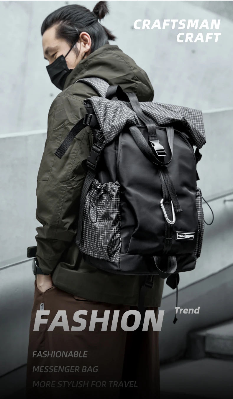 Roll Top Travel Backpack